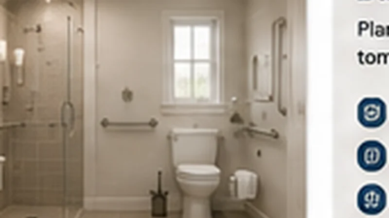 Concise factual description of the scene for Bathroom Accessibility Checklist; do not repeat the headline.