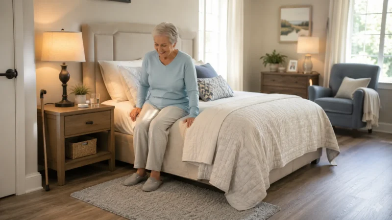 Concise factual description of the scene for How to Make a Bedroom Easier to Use; do not repeat the headline.
