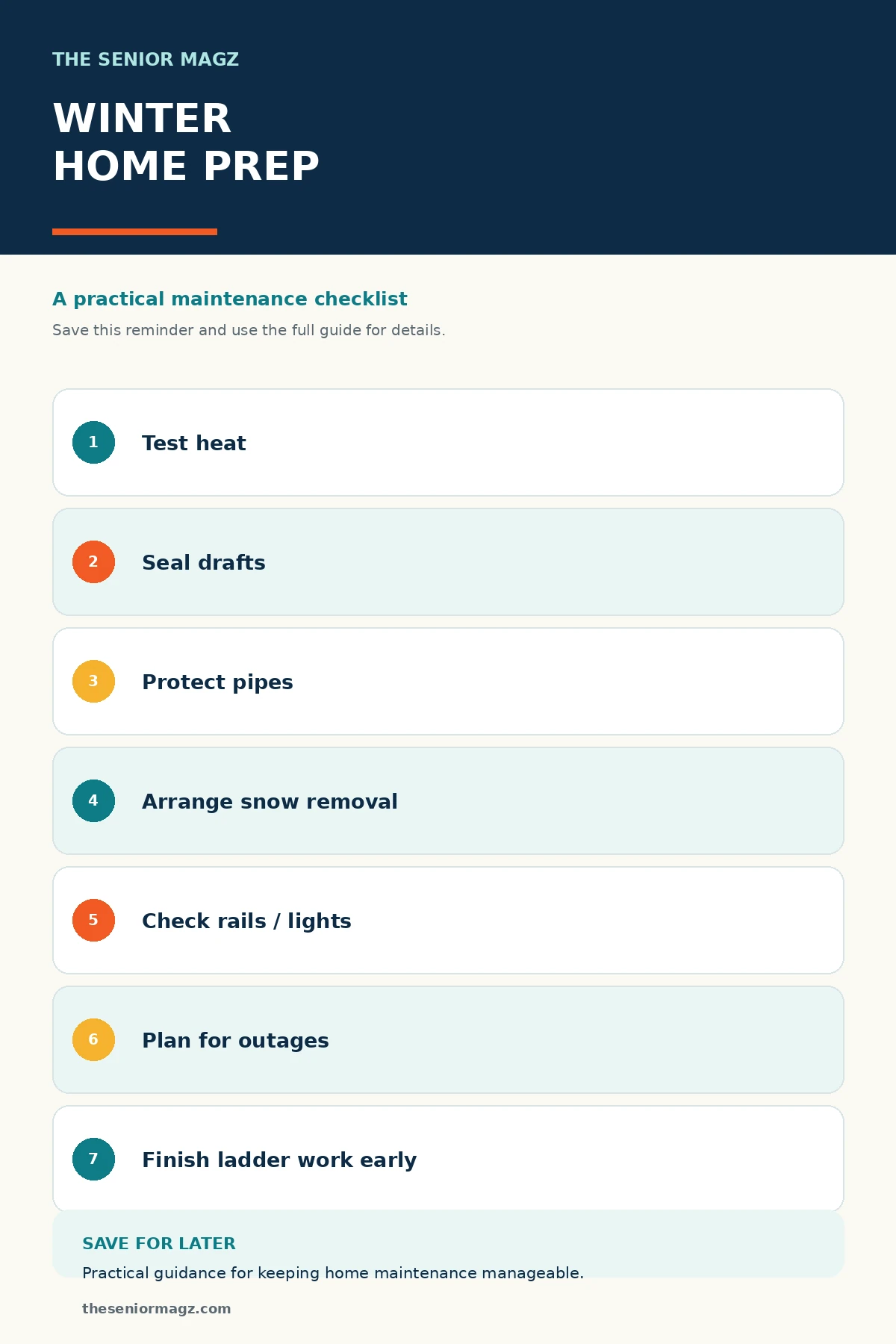 Standalone infographic summarizing Preparing a Home for Winter.